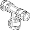 Geberit GE FlowFit, raccordo a T, uguale, PPSU, 90°, d20 x Anteprima dell’immagine prodotto 3
