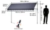 AVOR Tende manuelle rétractable, 350 cm (138 pouces) de Voir les images du produit 8