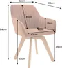 riess-ambiente Drehbarer Design Stuhl LIVORNO vintage braun Produktbild-Vorschau 6
