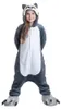 Pyjama Onesie Kigurumi Kostüm für Kinder Lemur 110 Produktbild-Vorschau 7