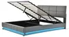 Polsterbett mit LED und hydraulischem Stauraum 160x200 cm Produktbild-Vorschau 11