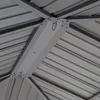 Zahradní altán 3x4 m - Hardtop ocelová střecha - vč. 4 Náhled obrázku produktu 7