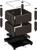 Relaxdays Pflanzkübel, Rattan-Optik, HBT: 38x40x40 cm, Produktbild-Vorschau 6