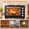 HOMCOM 36 liter mini-oven met 2 kookplaten, elektrische Productafbeelding-voorbeeld 6