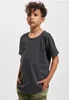UCK1561 - Boys Long Shaped Turnup Tee charcoal 158/164 Produktbild-Vorschau 1
