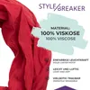 styleBREAKER: Lichte, effen gekleurde sjaal in lusvorm | Productafbeelding-voorbeeld 5