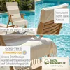 CalmyBEACH Schonbezug Gartenstuhl Hochlehner 130x60cm - Produktbild-Vorschau 2