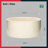 KOTARBAU® Keramická miska na sázení kulatá krémová Výška 13 Náhled obrázku produktu 3