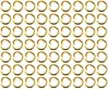Sleutelhangers, gouden, gepolijst, DIY-handwerk, metaal, Productafbeelding-voorbeeld 5