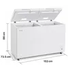 Heinner HCF-M508INVCE++ Gefriertruhe 508 L, Convertible Produktbild-Vorschau 2