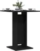vidaXL Bistrotisch Schwarze Eiche 60x60x75 cm Holzwerkstoff Produktbild-Vorschau 4