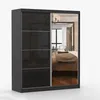 Schwebetürenschrank Schrank Kleiderschrank mit Spiegel 183 Produktbild-Vorschau 2