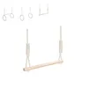 MAMOI® Altalena a trapezio, anelli ginnici in legno, Anteprima dell’immagine prodotto 9