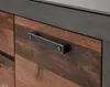 Vitrine "Ward" in Used Wood mit grau Vitrinenschrank 97 x Produktbild-Vorschau 3