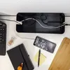 Scatola per cavi Intirilife con coperchio in bambù nero - Anteprima dell’immagine prodotto 5