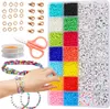 Perlen für Armbänder Halsketten Schmuck Set kreativ DIY Produktbild-Vorschau 1