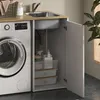 Wasmachinekast Vicco Viktor Wit/Artisanaal eiken 113.6 x Productafbeelding-voorbeeld 4