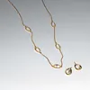 Damenkette Essence mit Süßwasserzuchtperle, IP Gold von Produktbild-Vorschau 4