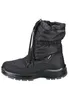 A black snow boot is shown against a white background. Anteprima dell’immagine prodotto