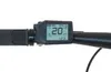 A close-up view of an e-bike's handlebar display and grip. Produktbild-Vorschau