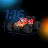 A remote-controlled off-road car with dimensions and scale indicated. Anteprima dell’immagine prodotto