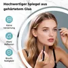 COSTWAY Spiegel mit Beleuchtung, Badspiegel rund, Produktbild-Vorschau 5