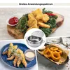 304 Edelstahl Fritteuse mit Thermometer & Abtropfgitter – Produktbild-Vorschau 2