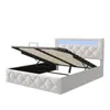 INONEFT Boxspringbett 140x200cm mit LED, Doppelbett mit Produktbild-Vorschau 14