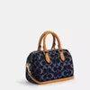Dámská kabelka Coach Mini Rowan, crossbody model, v modré Náhled obrázku produktu 2