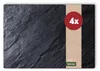 Set di 4 tovagliette lavabili effetto ardesia effetto Anteprima dell’immagine prodotto 1