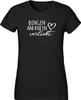 Huuraa Damen T-Shirt Nidderau verliebt XS Black Bio Produktbild-Vorschau 1