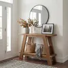 Console, table d'appoint en bois massif de 110 cm de style Voir les images du produit 7