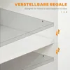 HOMCOM Küchenwagen rollbar Servierwagen Küchentrolley für Produktbild-Vorschau 6
