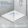Vigevee Acryl douchebak, 90x90 cm, wit, 4 cm hoog, met Productafbeelding-voorbeeld 5