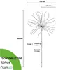 LUMILED luce solare per giardino esterno fuochi d'artificio Anteprima dell’immagine prodotto 16