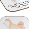 Mr. & Mrs. Panda Tischuntersetzer Akita Inu Liebe - Weiß - Produktbild-Vorschau 5