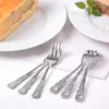 GRÄWE Kuchengabeln 6 Stück, Edelstahl, Serie Rosendekor Produktbild-Vorschau 4
