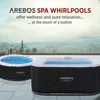 AREBOS Whirlpool aufblasbar | Ø208cm | 6 Personen | 130 Produktbild-Vorschau 4