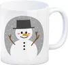 Schneemann im Schnee Kaffeebecher Weihnachten Advent Kind Produktbild-Vorschau 1