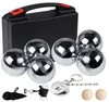 6er Boule Set Boccia Kugeln mit 2 Zielholzkugeln, 2 Produktbild-Vorschau 1