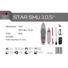 F2  SUP Stand Up Paddle Board Star 320cm 10,5 Grau Produktbild-Vorschau 6