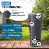 4rain AZURA 2w1 zbiornik na deszczówkę 120 l graphite grey Podgląd zdjęcia produktu 3