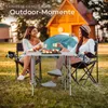 tectake® Campingtisch Julian klappbar 80 x 60 x 68 cm Produktbild-Vorschau 7