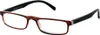 Demi-lunettes Half-Line Marron-Noir (+2,5 dpt) Voir les images du produit 1