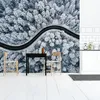 Muralo XXL Selbstklebende FOTOTAPETE WALD Winter Aussicht Produktbild-Vorschau 1