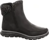 A single black winter boot with a knitted cuff is shown against a white background. Voir les images du produit