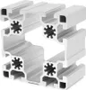 Länge 60mm - Aluminiumprofil 90x90L B-Typ Nut 10 (leicht), Produktbild-Vorschau 1