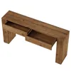 Tavolino consolle in legno massello da 160 cm con cassetti, Anteprima dell’immagine prodotto 11