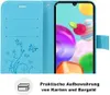 Handy Tasche für Samsung Hülle Handyhülle Blumen Flip Cover Produktbild-Vorschau 8
