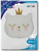 Shape Folienballon "Cat Princess White" | 66 cm Produktbild-Vorschau 2